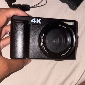 4K Black Digital Camera